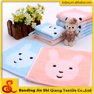 Wholesale Yarn Dyed Jacquard Embroidery Baby Towel, Embroidery Face Towel